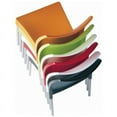 thumbnail image 2 of Compamia ISP049-ORA Vita Resin Outdoor Dining Chair Orange -  set of 2, 2 of 7