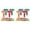 Pink 2PCS, variant on Storage & Sorter Tubes 4 Color – Coded Counters Tubes And Assorted