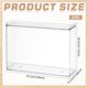 thumbnail image 2 of Organizador de fundas transparentes para teléfono, 10 x 3,58 x 7,2 pulgadas, de plástico PET, apilable, rectangular, multifuncional, con tapa., 2 of 6