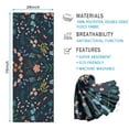 thumbnail image 2 of Pioneer Flower Floral Print Pattern Hot Yoga Mat Towel Non Slip for Hot Yoga - Quick-Drying Yoga Mat Cover with 4 Corner Pockets with Travel Bag - Hot Yoga Towel Non Slip 74"x26", 2 of 6