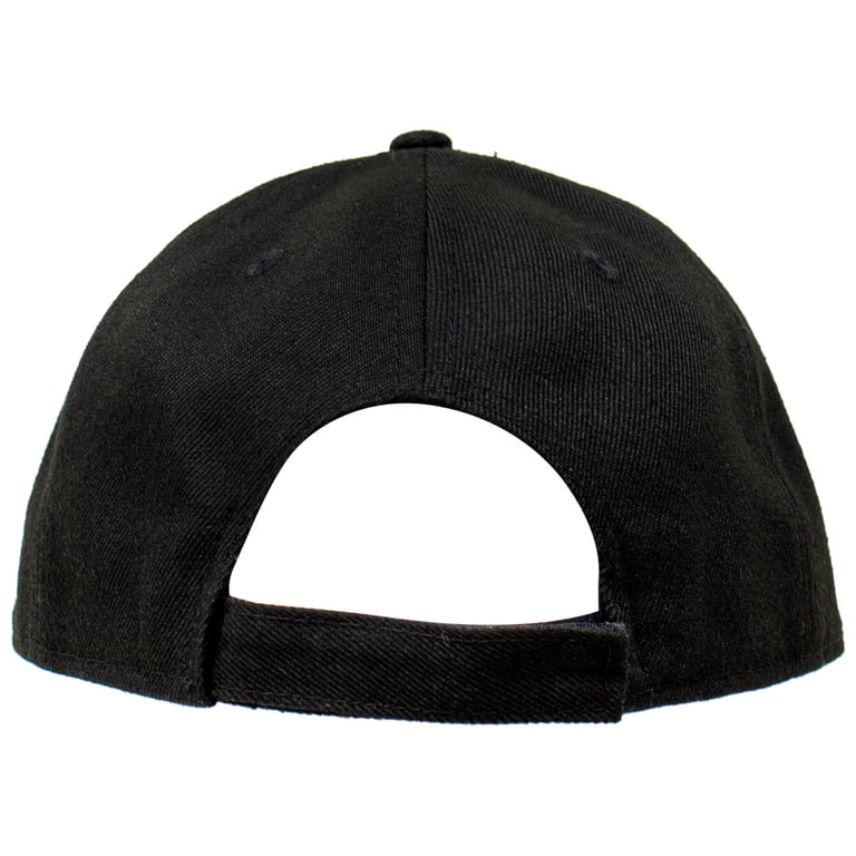 Mexico New Era WBC World Baseball Classic 9FORTY 940 Adjustable A-Frame Cap Hat Black Crown/Visor Black/White Logo Gray UV