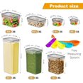 thumbnail image 2 of 42 Pack Airtight Food Storage Containers Set with Lids -  for Kitchen & Pantry Organization, 2 of 6