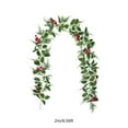 thumbnail image 3 of PALIFEUR Christmas Garland - Fake Hanging Garland with Red Berry, Real Touch Christmas Garlands for for Mantle Fireplace Holiday Party Christmas Decorations, 79 inch, 3 of 7