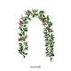 thumbnail image 1 of Adornos navideños, adornos navideños, regalos navideños, diseño navideño, simulación de ratán, decoración para fiestas navideñas, festivales, bayas rojas, ratán suave, plásticos, ratán., 1 of 4