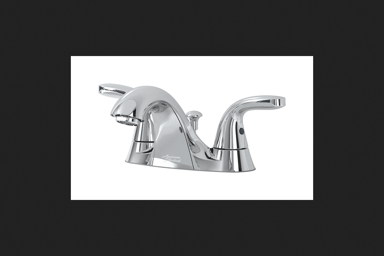 American Standard Cadet Cadet Two Handle Lavatory Faucet 4 in. Chrome