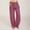 Hot Pink, variant on Brondbend Wide Leg Trousers Women Casual Long Pants for Women Stretch Waisted Solid Color Drawstring Trendy Cotton Pants with Pocket Plus Size Comfy Fall Party Travel Lightweight
