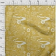 thumbnail image 3 of oneOone Rayon Yellow Fabric Asian Japanese Pattern Craft Projects Decor Fabric Printed By The Yard 56 Inch Wide, 3 of 4