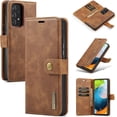 thumbnail image 1 of for Samsung Galaxy A53 5G Genuine Leather Wallet Case, Detachable 2 in 1 Split Leather Wallet Phone Cover,Magnetic Pouch Shell, 1 of 8