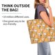 thumbnail image 2 of Fotbe Beer In Glasses Bolsa Tote Estética de Lona con Estampado para Mujer - Bolsa Reutilizable de Hombro Casual para Vacaciones, Compras, Trabajo y Gimnasio, 2 of 8