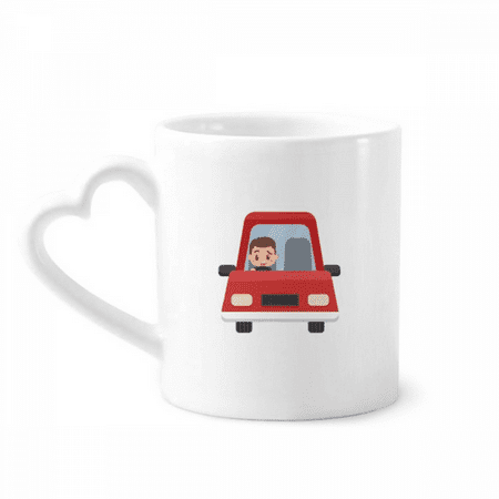 

Motorman Steer Chauffeur Hackman Driver Mug Coffee Cerac Drinkware Glass Heart Cup