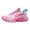 Pink, variant on Women's Low Top Mesh Training Sneakers, Basketball Style Athletic Walking Shoes with Arch Support