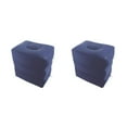 thumbnail image 4 of tamizeot Inflatable Foot Rest 3 Layers Foot Stool Foot Rest Pillow for Travelling Deep Blue 40 x 30 x 43cm 2Set, 4 of 6