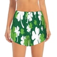 thumbnail image 2 of Salouo Happy saint Patricks day Print Women's 2 in 1 Running Shorts Double-Layer Shorts Athletic Workout Gym Yoga Shorts Running Shorts for Women-XX-Large, 2 of 7