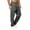 AI09_Dark Gray, variant on Resicozy Baggy Wide Leg Cargo Sweatpants for Men Elastic Waist Relaxed Fit Lightweight with Pockets Army Green M