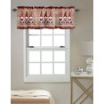 Curtain Valances for Windows, Valentine's Day Cute Gnomes Window