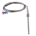 thumbnail image 4 of Steel Temperature Probe Pt100 RTD Sensor Cable 2M 98 mm 3 Wires -50 ~ 400 Celsius,1x cable Pt100 temperature sensor, 4 of 8