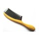 thumbnail image 1 of wonim44 Gb-yb-nt Handmade No Static Black Buffalo Horn Comb with Green Sandalwood Handle (Rounded), 1 of 1