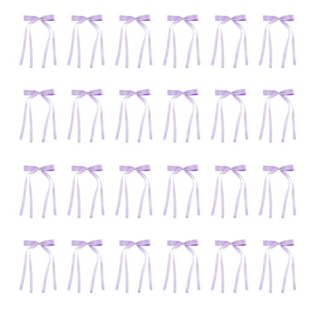 

24pcs Christmas Bows 6 X 9.8 Inch Vintage Ribbon Bows For Wreaths Wearing Clip Event Planner Organizer Party Event Planner Organizer for Men Event & Party Event Table Cover Event Dress for Women Party