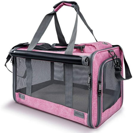 Soft-Sided Pet Carrier for Large and Medium Cats, Big Medium Puppy Dog, Travel, Pet Privacy Protection