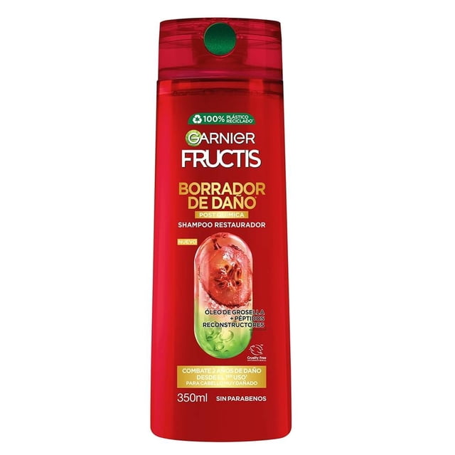 Shampoo Garnier Fructis borrador de daño 350 ml