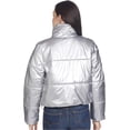 thumbnail image 3 of Reebok Womens Studio Puffer Jacket, Metallic, Plus Size, Small, 3 of 3