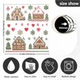 thumbnail image 5 of Yayeee Magnetic Dishwasher Cover for The Front Decoration Home Kitchen Machine Sticker Protector, Brown Nordic Christmas, 5 of 6