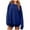 Blue, variant on Two Piece Short Sets Womens Sweatsuits Oversized Fit Crewneck Sweatshirt Top and Shorts Casual Jogging Outfits (XL, White)