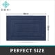 thumbnail image 5 of Non-Slip Bath Mat, Soft Microfiber Bath Mat, Absorbent, Extra Thick Shower Mat for Bathroom, 50 x 80 cm, Navy Blue, 5 of 5