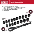 thumbnail image 6 of Hyper Tough 3/8 in Drive Nano Low-Profile Socket Set, SAE & Metric, 19-Piece, 6 of 18