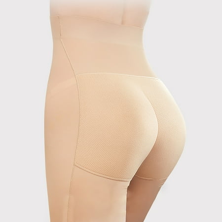 

Lilgiuy Fashion Saving Womens Seamless Shaping Shorts Women s High-Waisted Abdomen Buttocks Body Sculpting Breathable Fake Butt Pants