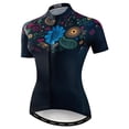 thumbnail image 4 of Weimostar 2024 - Maillot de ciclismo para mujer, manga corta, flores, ropa de ciclismo, camisetas de verano para bicicleta de montaña, camisetas deportivas de carreras para bicicleta, 4 of 5