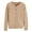 Khaki, variant on Womens Lightweight Knit Cardigan Long Sleeve Button Down Cardigans Sweater Fall Soft Crew Neck Shrugs Tops Purple, 2XL