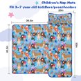 thumbnail image 5 of Basset Hound Dog and Flower Toddler Nap Mats for Kids Preschool,Sleeping Mat Bag or Kids,Toddler Sleeping Bag,Toddler Nap Mat or Daycare, 5 of 6