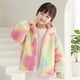 thumbnail image 4 of Chaquetas y abrigos casuales de manga larga con capucha, coloridas, con forro polar grueso y cálido, para niñas y bebés en invierno. Chaqueta tipo cárdigan infantil., 4 of 9