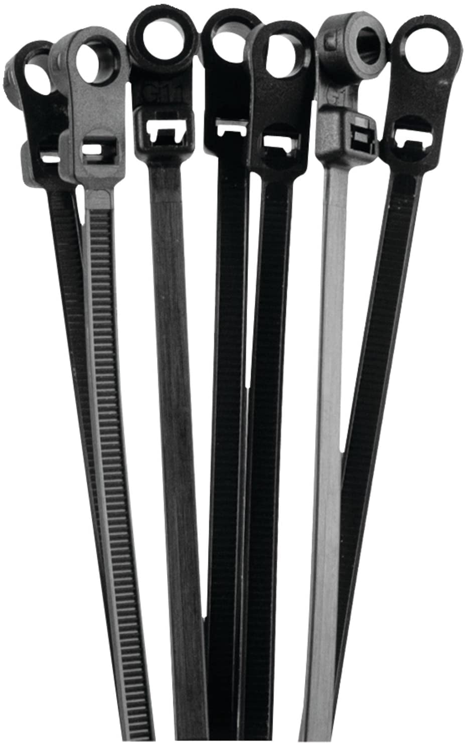 PANDUIT BT2LH-TL0 Cable Tie,8.7 in,Black,PK250 