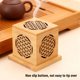 thumbnail image 3 of Caja De Incienso De Madera, Soporte De Incienso De Bambú, Bandeja De Cristal Geométrica Con Diseño Hueco Para Meditación, Decoración De Yoga, Purificación Del Hogar, 3 of 7