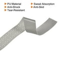 thumbnail image 4 of Unique Bargains 43.3' Non-Slip PU Tennis Racket Overgrip Tape Wraps with Hole Grey 12 Pack, 4 of 7