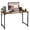 Brown, variant on Multi-Function Computer Desk, Industrial Home Office Writing Desk with 176 LBS Capacity, Waterproof Scratch-Proof Table for Gaming & Study Room Brown