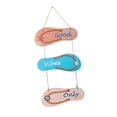 thumbnail image 4 of Letrero decorativo de madera para colgar en la pared con diseño de playa, chanclas playeras para el hogar y la cocina. Estilo B, 4 of 9