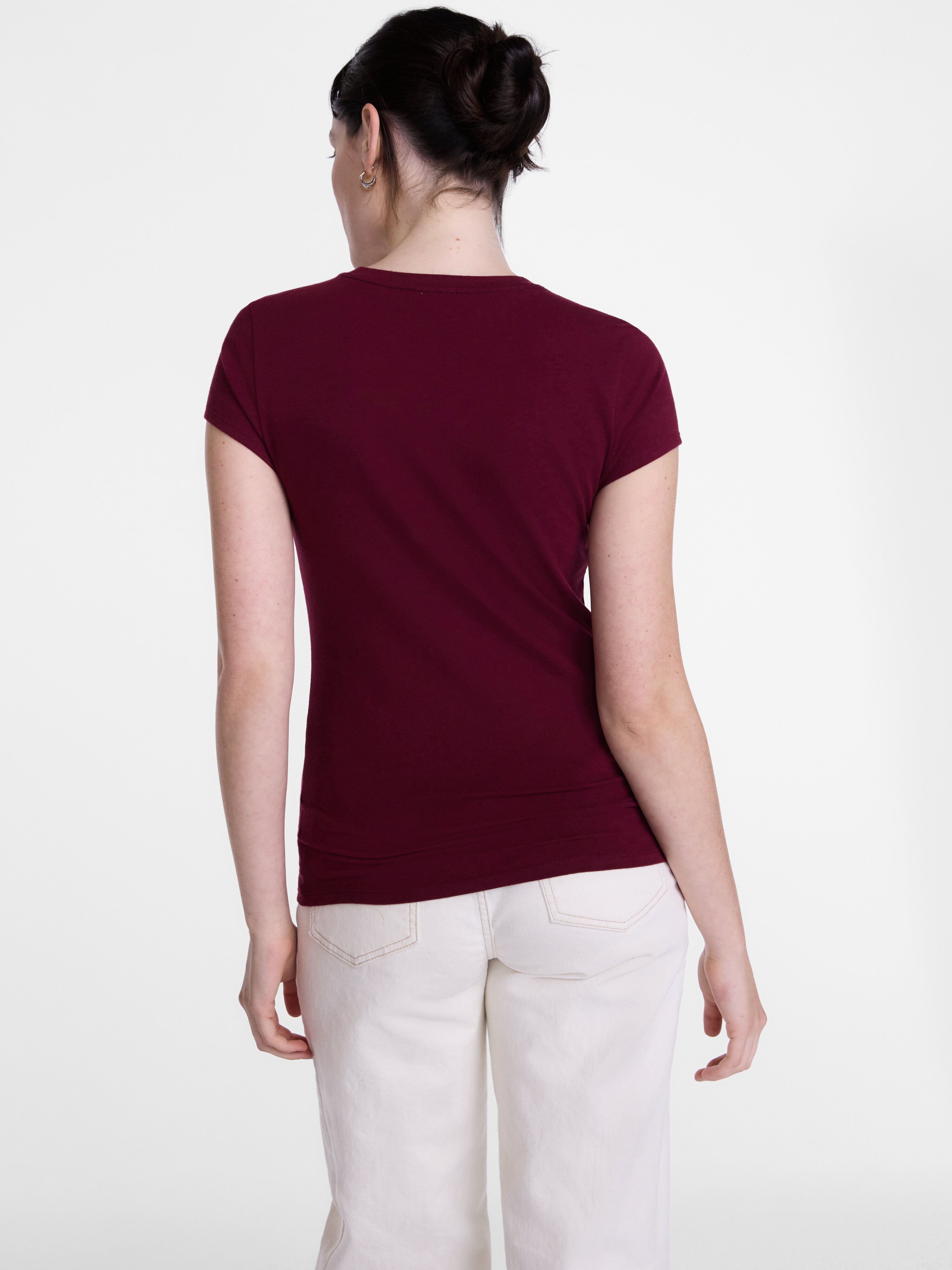 Scenario Women's and Women's Plus Tee with Short Cap Sleeves, Sizes XS-4X