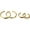 Gold, variant on Silver/Gold/Rose Gold C Shape Big Hoop Earrings Stainless Steel Women's Jewelry