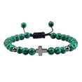 thumbnail image 1 of iju7gthy Srpg33 Hand Braided Rope Bracelet Turquoise Beaded Bracelet For, 1 of 7