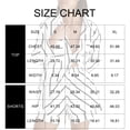 thumbnail image 5 of Czanzd Women Striped Two-Piece Outfit Shirt and High Waist Shorts Loungewear Set,White,XL, 5 of 7