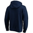 thumbnail image 3 of Men's Navy Buffalo Bills Banner Wave Fitted Pullover Hoodie, 3 of 3