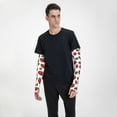 thumbnail image 4 of Yiaed Hand Drawn Strawberry Print Arm Sleeves,Cooling UV Sun Protection Sports Compression for Men/Women, 4 of 6
