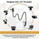 thumbnail image 2 of Flexible Webcam Stand with Gooseneck, Desk Mount for Logitech C920 Brio C930e, 2 of 5