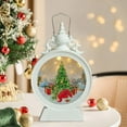 thumbnail image 3 of Wadada Christmas Snow Globe Lantern Spinning Water Glittering Santa Claus Scene, Lighted Water Globe Lantern White Santa Claus for Christmas Decorationa and Gifts (Christmas Tree), 3 of 5