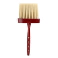 thumbnail image 1 of Cepillo de peluquero plumero de cuello mango largo de madera cerdas de nailon cepillo de peluquero plumero para salón de belleza peluquería hogar, 1 of 8
