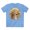 Carolina Blue, variant on Carnival Mask Graphic T-Shirt Unisex 100 Cotton With Antique Gold Art Design Tee 7