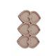 thumbnail image 2 of Billuyoard Reemplazo de molde para Fondant en forma de corazón, molde Flexible de 6 rejillas para pan de azúcar dulce, accesorios para Herramientas y accesorios para hornear Gris, 2 of 6